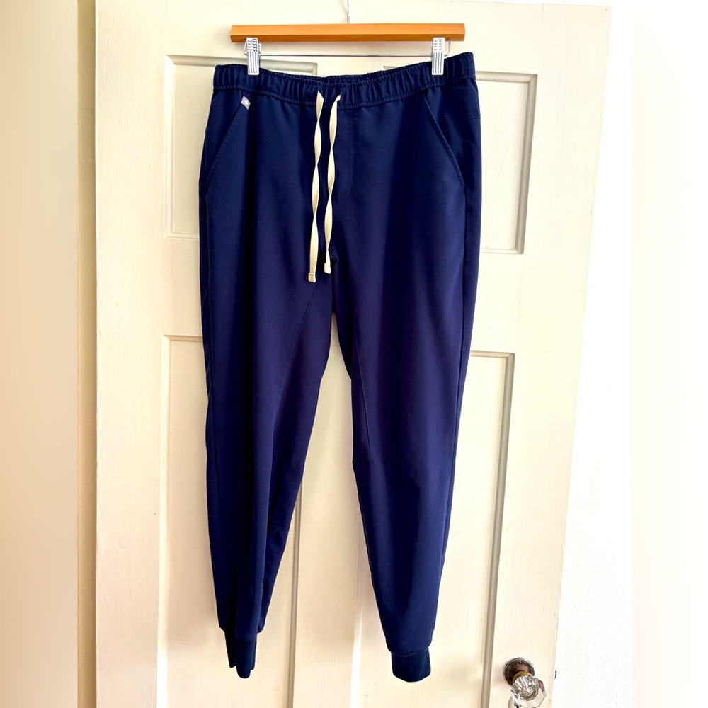Navy Blue FIGS Jogger Scrub Pants